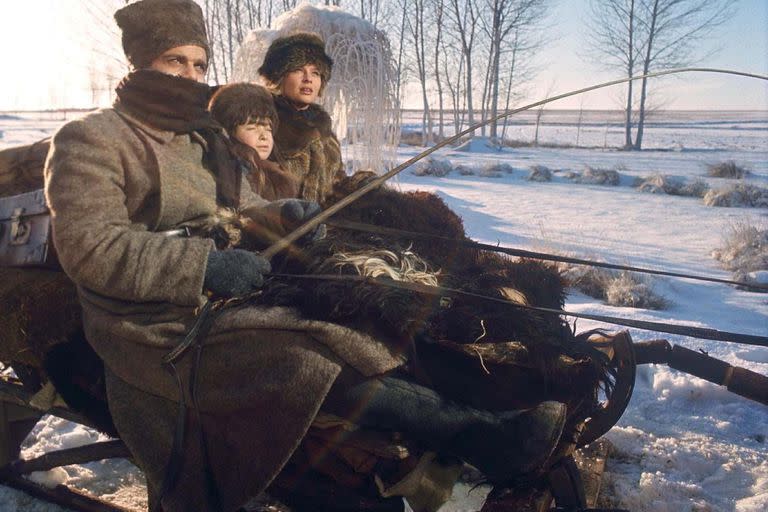 Escena de la película Doctor Zhivago, de David Lean