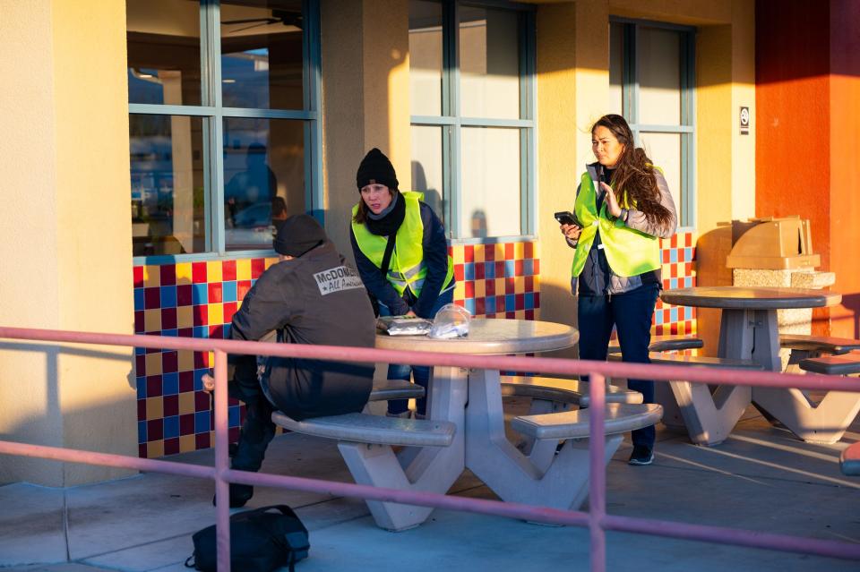 San Bernardino County officials reported a record number of volunteers for the annual Point-in-Time Count of the homeless population.