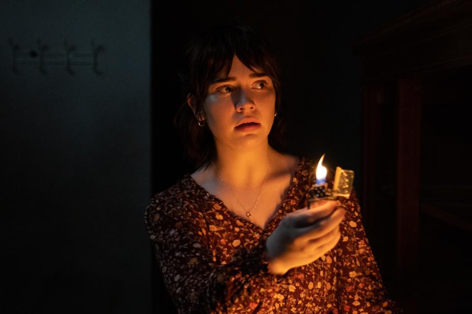 Based on the Stephen King short story, "The Boogeyman" stars Sophie Thatcher as a high school student grieving her mom's recent death when a patient of her therapist dad leaves a supernatural entity in their home.