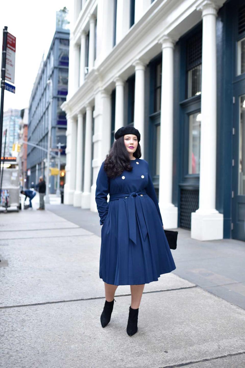 Tanesha Awasthi of Girl With Curves in clothing from her new collection with Lane Bryant. (Photo: Lane Bryant)