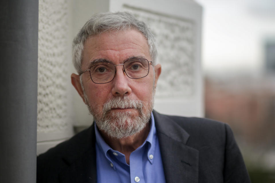 MADRID, SPAIN - FEBRUARY 17: The North American economist Paul Krugman, poses after an interview with Europa Press at the Rafael del Pino Foundation on February 17, 2020 in Madrid, Spain. (Photo by Ricardo Rubio/Europa Press via Getty Images)