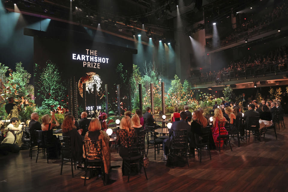 A view of the audience is seen at The Earthshot Prize Awards at the MGM Music Hall at Fenway, in Boston, Friday, Dec. 2, 2022. (David L. Ryan/The Boston Globe via AP, Pool)