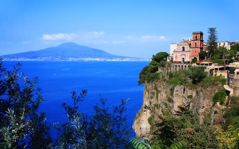 A view of the Amalfi Coast - Credit: Getty