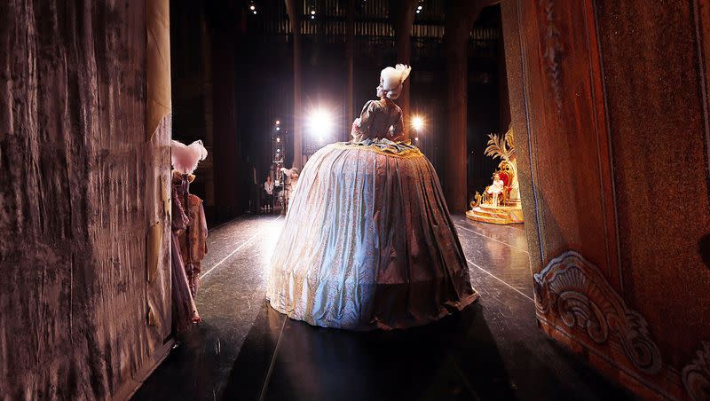 Mother Buffoon makes her entrance during a performance of Ballet West’s “The Nutcracker” at the Janet Quinney Lawson Capitol Theatre in Salt Lake City on Thursday, Dec. 10, 2015.