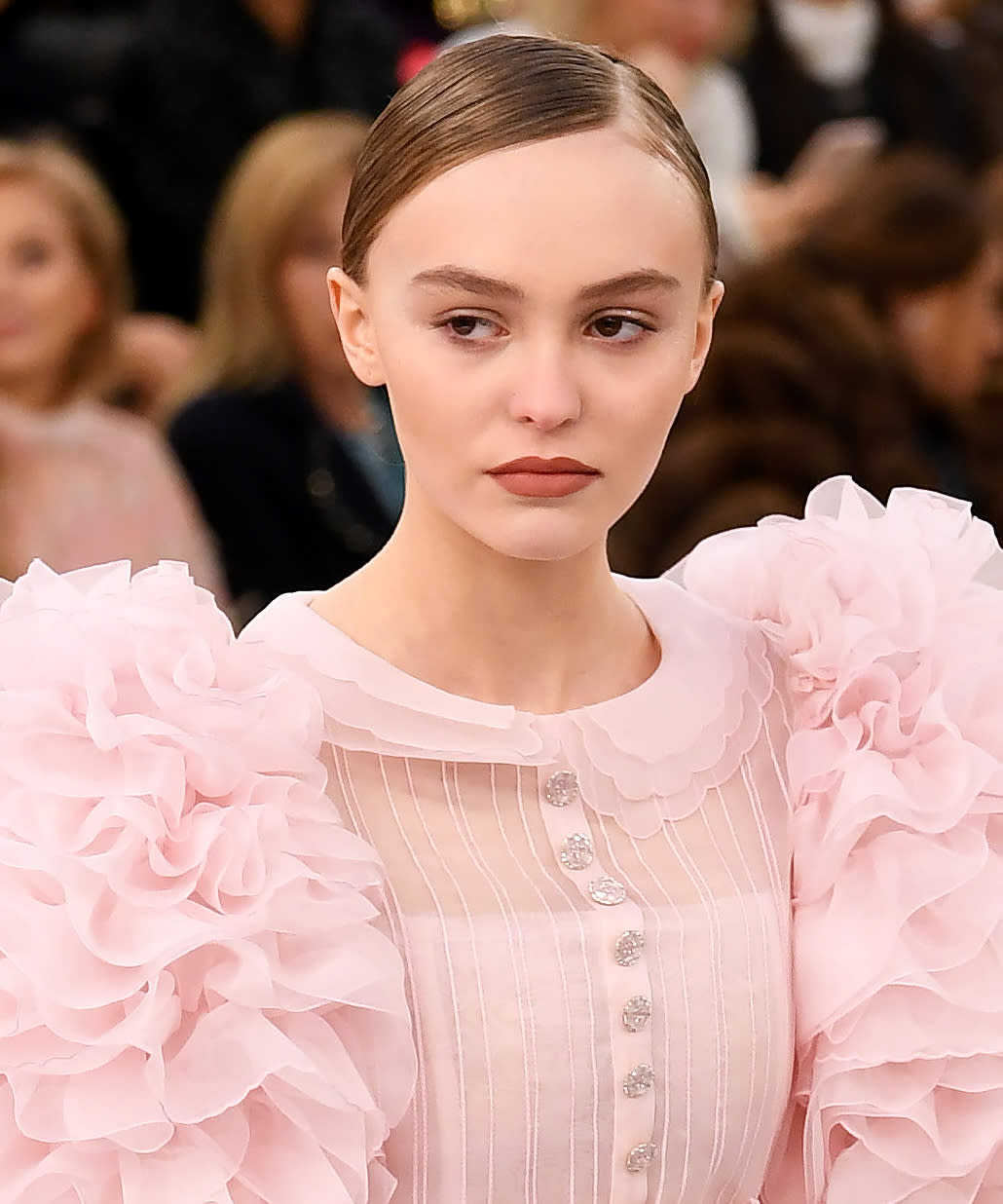 Lily-Rose Depp Is Karl Lagerfeld's Latest Chanel Show Bride -- See Her  Ethereal Gown!