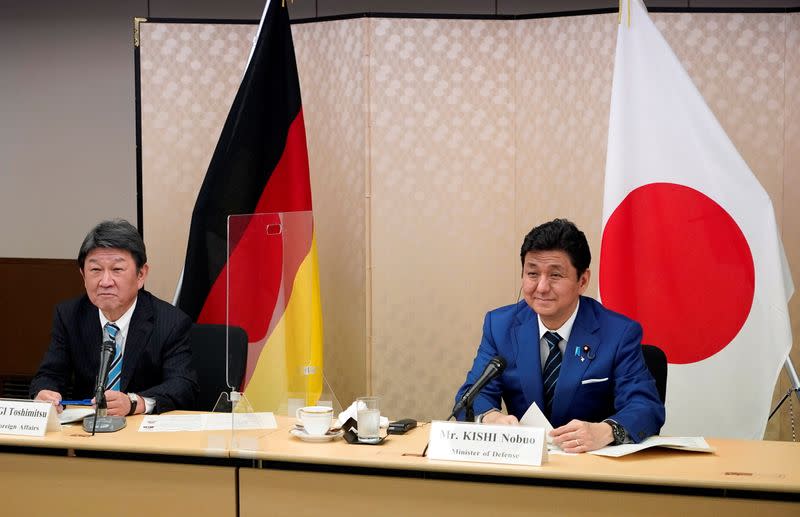 Japan and Germany Foreign and Defence Ministerial Meeting 2+2 video conference