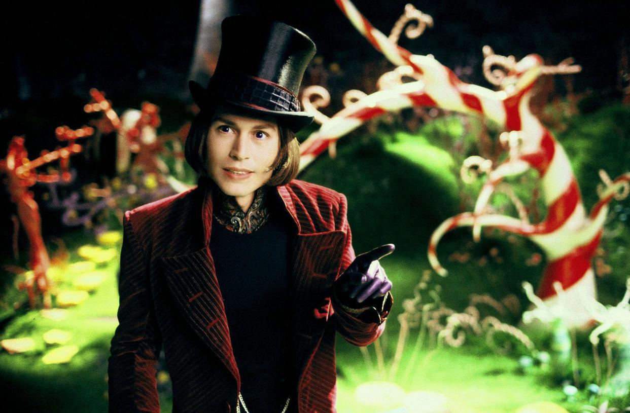 JOHNNY DEPP, CHARLIE AND THE CHOCOLATE FACTORY, 2005,