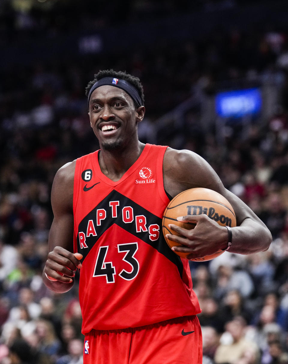 Toronto Raptors forward Pascal Siakam has been swirling in trade rumors, and he could be the epitome of Level 4. (Photo by Mark Blinch/Getty Images)