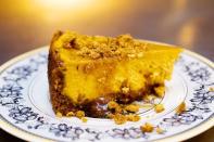 <p>Yes, that's right: Caramel, pecans, gingersnaps, and pumpkin—all in one glorious cheesecake. You'll go straight to heaven.</p><p><strong><a href="https://www.thepioneerwoman.com/food-cooking/recipes/a9616/caramel-pumpkin-gingersnap-cheesecake-so-there/" rel="nofollow noopener" target="_blank" data-ylk="slk:Get Ree's recipe.;elm:context_link;itc:0;sec:content-canvas" class="link ">Get Ree's recipe.</a></strong> </p>