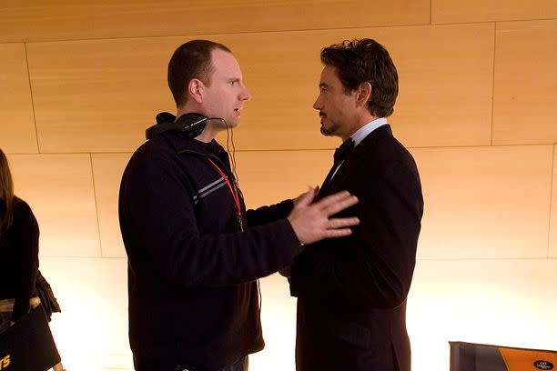 Zade Rosenthal Kevin Feige and Robert Downey Jr.