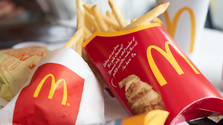 McDonald's fries two sizes