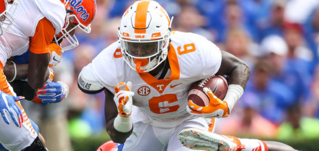 NFL draft: Vols running back Alvin Kamara selected in third round by New  Orleans Saints