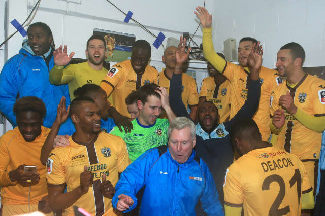 Sutton United v Leeds United - Emirates FA Cup - Fourth Round - Borough Sports Ground