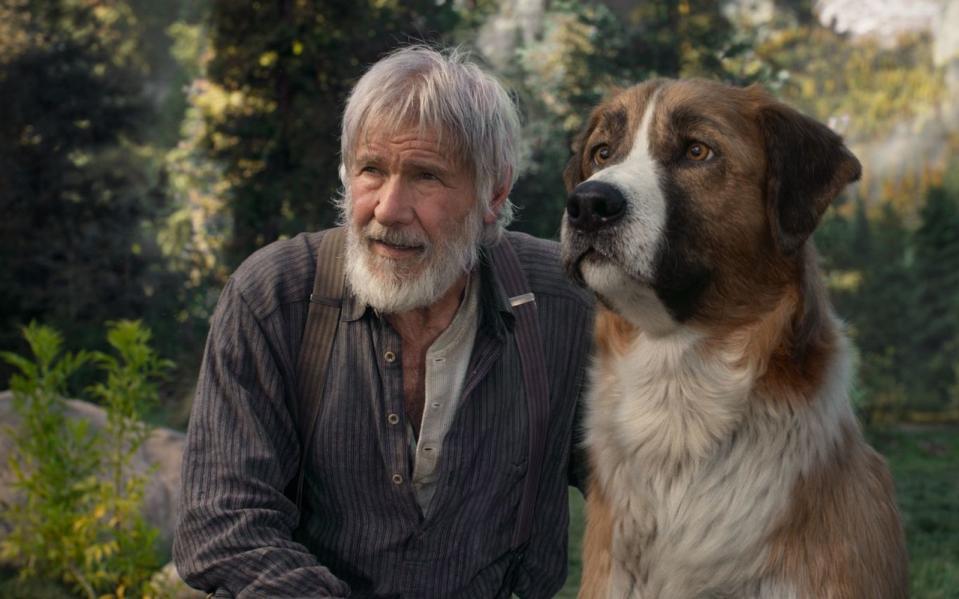 Wunder der modernen Technik: Der zuckersüße Hund Buck, der in Chris Sanders' Remake von Jack Londons "Ruf der Wildnis" neben Harrison Ford die Hauptrolle spielt, wurde tatsächlich komplett am Computer animiert. Seelenlos ist der Film deswegen aber nicht: Das ungleiche Duo schafft es in einem etwas kitschigen Familienfilm, die Herzen der Zuschauer zu gewinnen. (Bild: Disney)