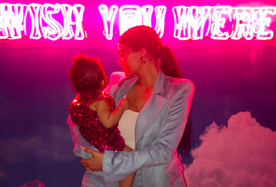 DJ Khaled gifts Stormi with first Chanel bag at Kylie Jenner and Travis  Scott's Stormi World party