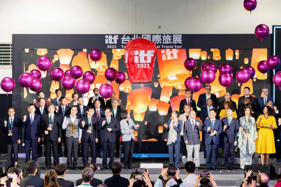 <strong>台北國際旅展（ITF）3日在南港展覽館開展，不少飯店業者都接到百萬起跳的訂單。（圖／翻攝自Facebook@ITF 台北國際旅展）</strong>