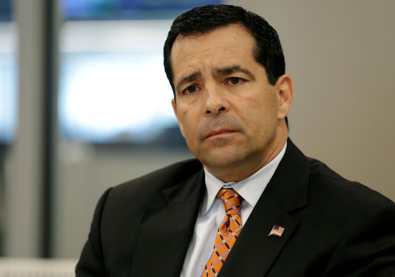 Director of the National Counterintelligence and Security Center William Evanina speaks during the Reuters Cybersecurity Summit in Washington