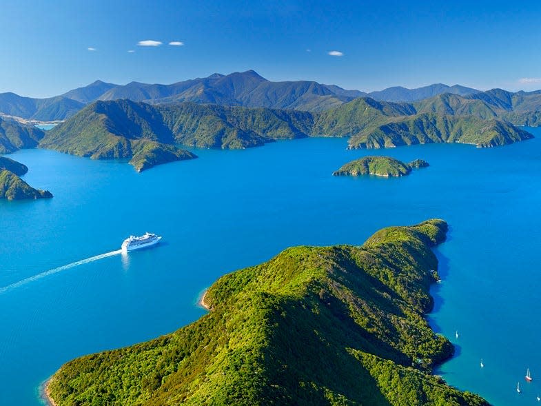 Marlborough Sounds in New Zealand.