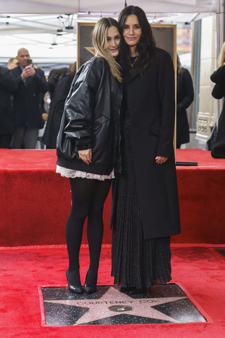 Coco Arquette posa junto a su madre, Courteney Cox 