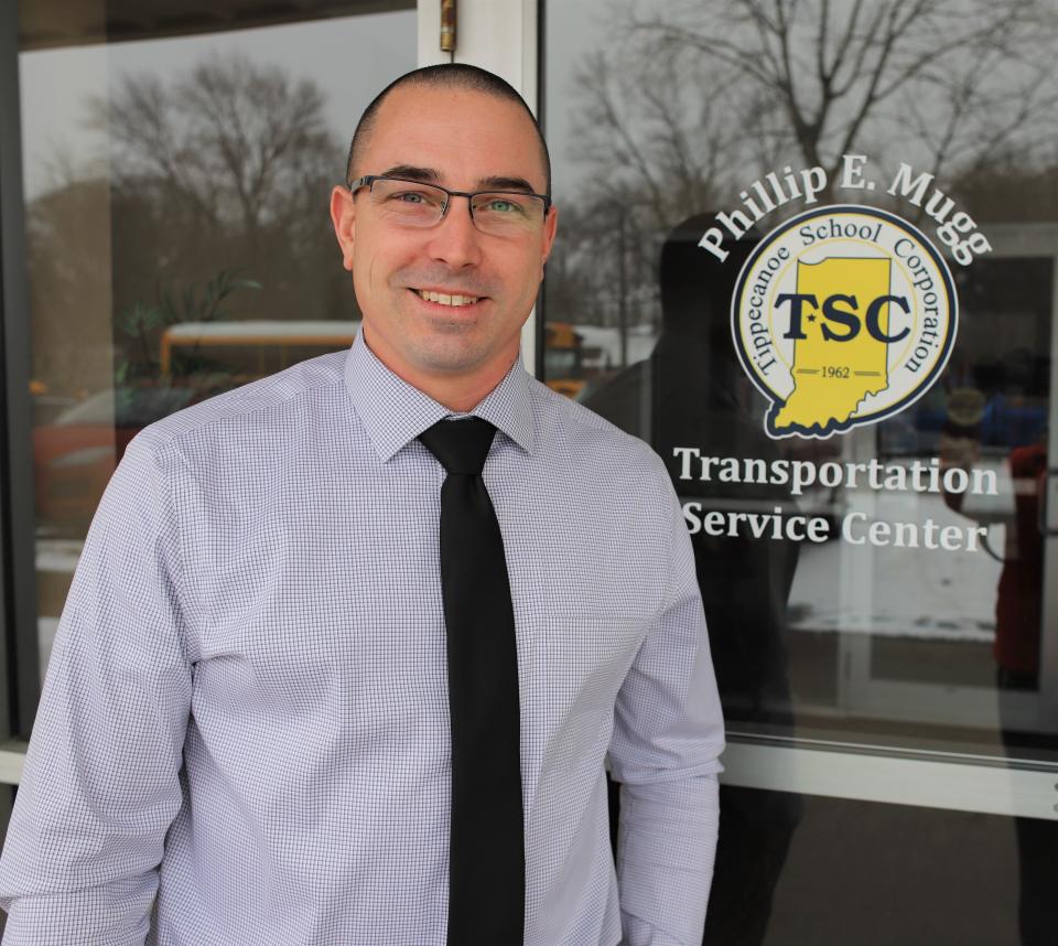 A photo of the Tippecanoe School Corporation's interim director of transportation, Kirk Brooks. Photo provided by the TSC.