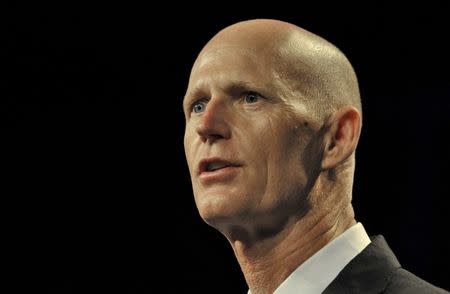 Florida Gov. Rick Scott addresses an economic summit in Orlando, Florida, June 2, 2015. REUTERS/Steve Nesius