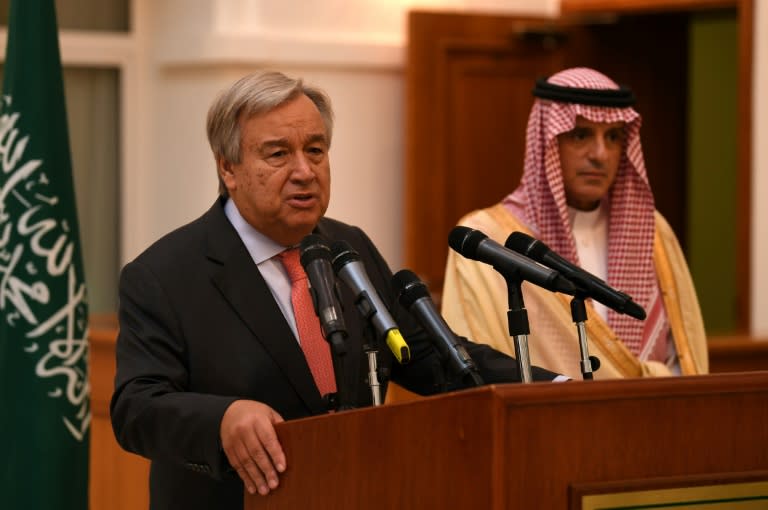 UN Secretary-General Antonio Guterres is calling on Yemen's warring sides to engage in talks without pre-conditions