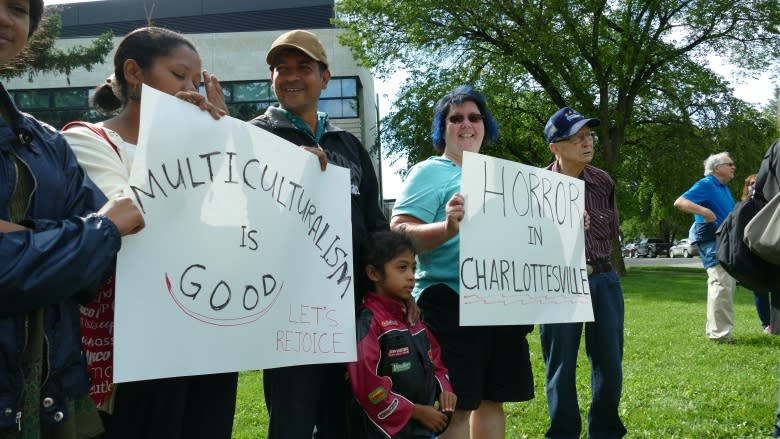 'A message that needs to go out': Brandonites rally against racism