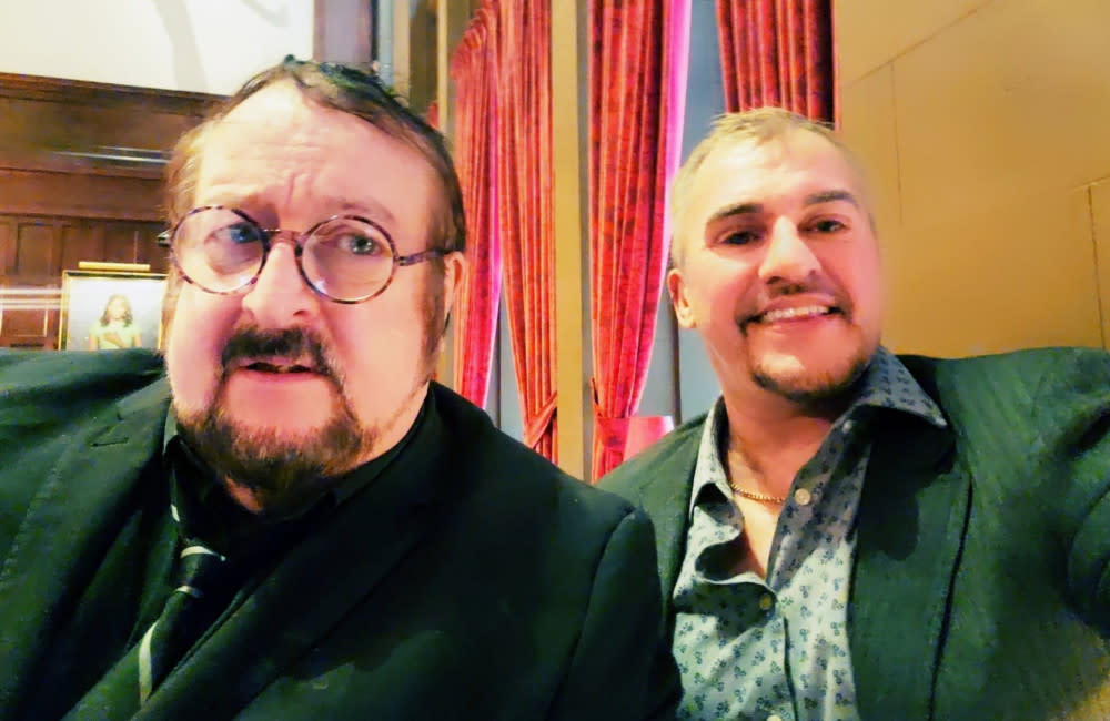 Steve Wright posed for ‘ironic’ selfies with a friend in what are believed to be among the final pictures of the late broadcasting hero credit:Bang Showbiz