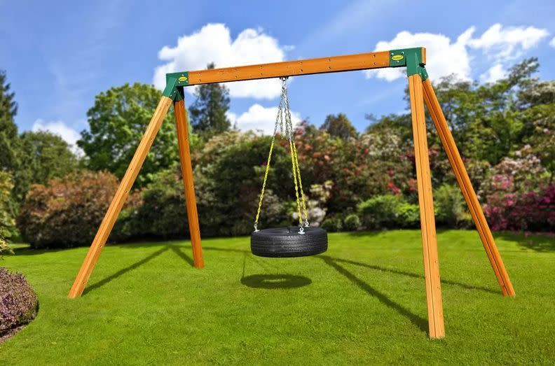 9) Classic Tire Swing