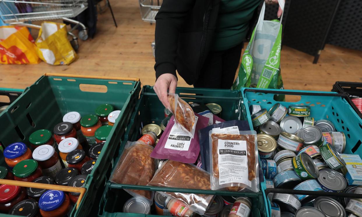 <span>Many food charities rely on the household support fund to respond to growing demand.</span><span>Photograph: Martin Godwin/The Guardian</span>