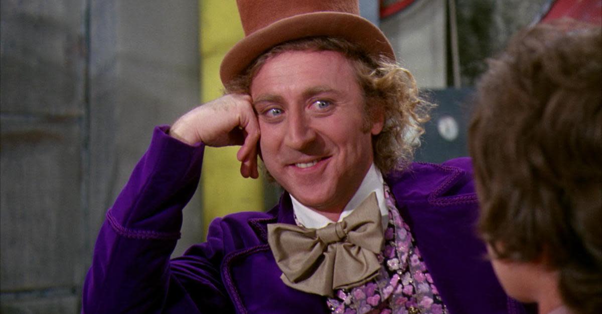 Gene Wilder in Willy Wonka and the Chocolate Factory (Credit: Paramount)