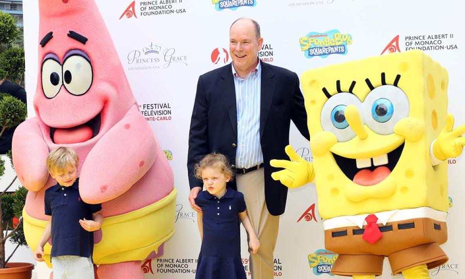 In today's Daily Edit we join Prince Jacques and Princess Gabriella at the Monte-Carlo Television Festival where they wished SpongeBob SquarePants a very happy 20th birthday! We also congratulate Kings Willem-Alexander and Felipe for being installed as 'Stranger' Knights of the Garter by the Queen. Plus we hear why wedding bells may soon chime for Kevin Clifton and Stacey Dooley... All this and more in HELLO!'s daily update - available every day from 5pm. Join us each day to make sure you're up to date with all the news about your favourite celebrities and royals. Scroll down for videoWATCH VIDEO BELOW