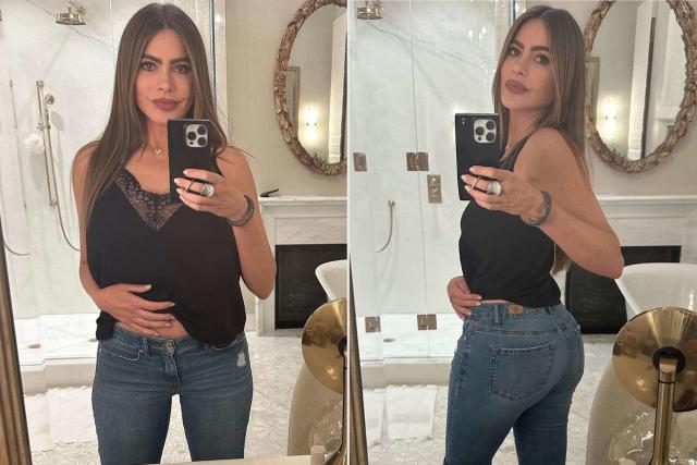 Sofía Vergara Shows Off Walmart Jeans in Cheeky Mirror Selfie After Dinner  Date with Orthopedic Surgeon - Yahoo Sports