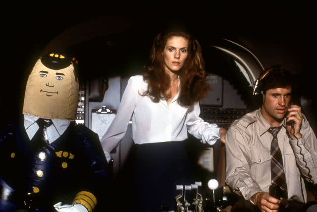<p>Paramount/courtesy Everett Collection</p> Julie Hagerty and Robert Hays in 'Airplane!'