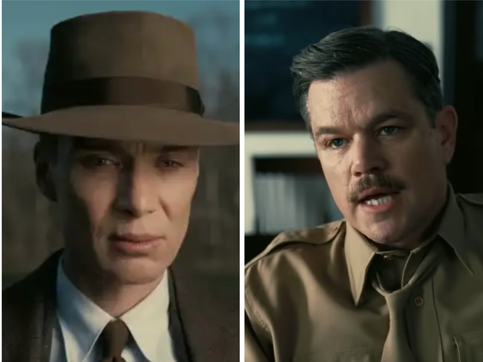 Cillian Murphy and Matt Damon in ‘Oppenheimer’ (Universal Pictures)