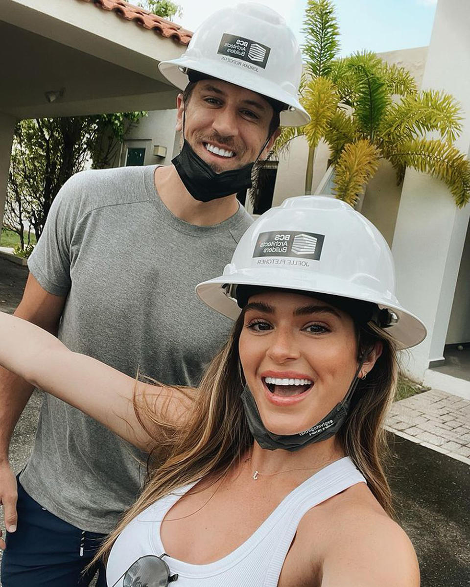 <p>The <em>Bachelorette</em> couple — who've shown off their home-flipping skills on <a href="https://people.com/home/jordan-rodgers-jojo-fletchers-new-home-renovation-show-cash-pad-supertease/" rel="nofollow noopener" target="_blank" data-ylk="slk:their show Cash Pad;elm:context_link;itc:0;sec:content-canvas" class="link ">their show <em>Cash Pad</em></a> — have started a new home renovation project in Puerto Rico, where they've been living part time. "DEMO DEMO DEMO DAYYYYY!!!" Fletcher captioned <a href="https://www.instagram.com/p/CLF0tzQDTvV/" rel="nofollow noopener" target="_blank" data-ylk="slk:this snap;elm:context_link;itc:0;sec:content-canvas" class="link ">this snap</a>. </p>