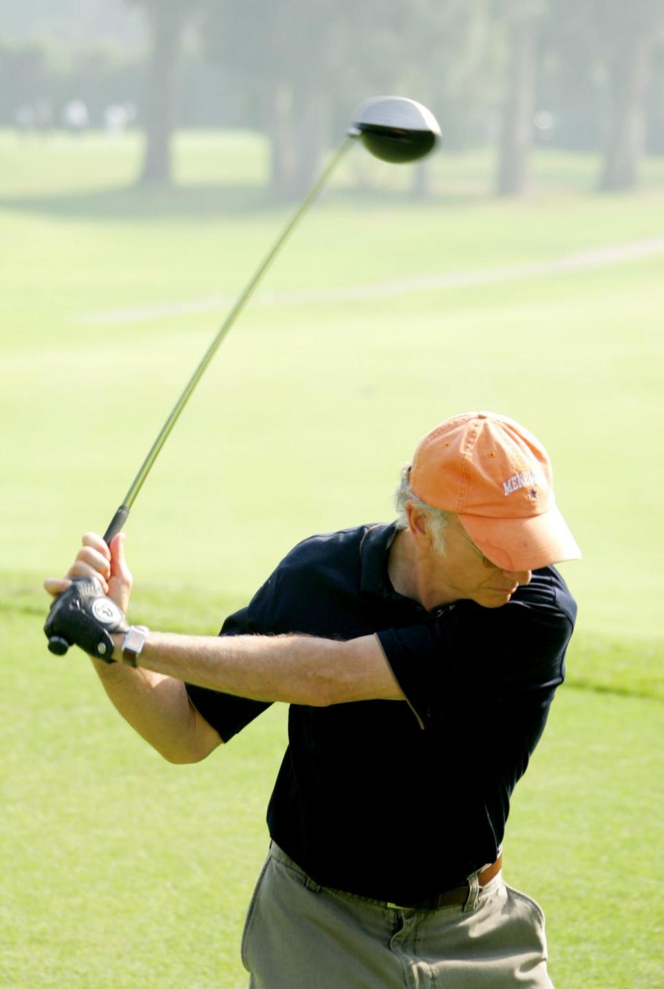 <p>Larry David during Golf Digest Celebrity Invitational to Benefit the Prostate Cancer Foundation at Riviera Country Club in 2005.</p>