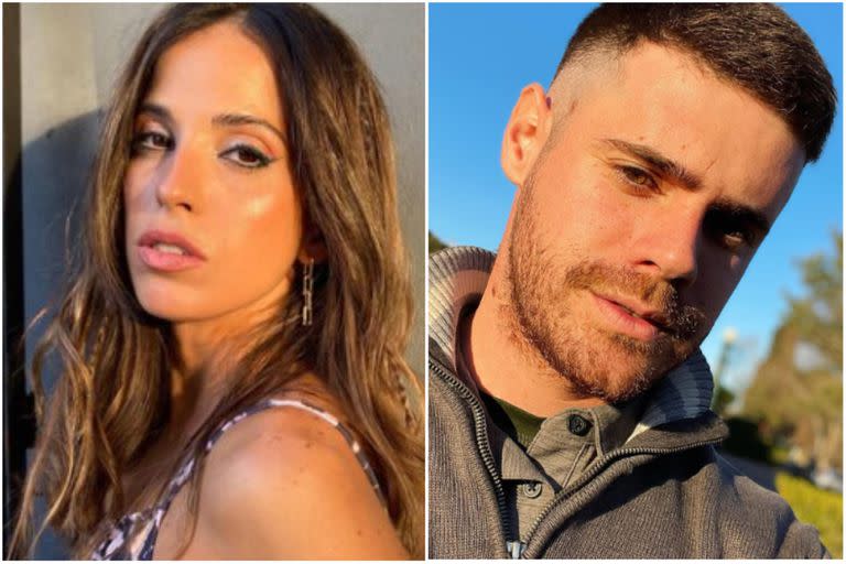 Cande y Gastón ya no se ocultan y compartieron una selfie romántica en las redes (Foto: Instagram @candemolfese / @gsoffritti)