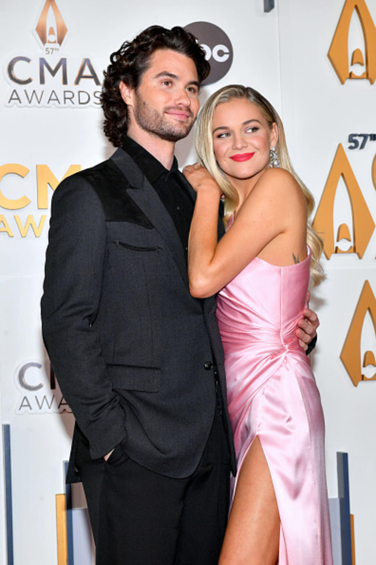 Chase Stokes and Kelsea Ballerini attend the 57th Annual CMA Awards (Jason Davis / WireImage)