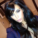 Celebrity Twitpics: Kim Kardashian changed her hair cut this week, by getting a subtle side fringe. She tweeted this picture of the new ‘do.