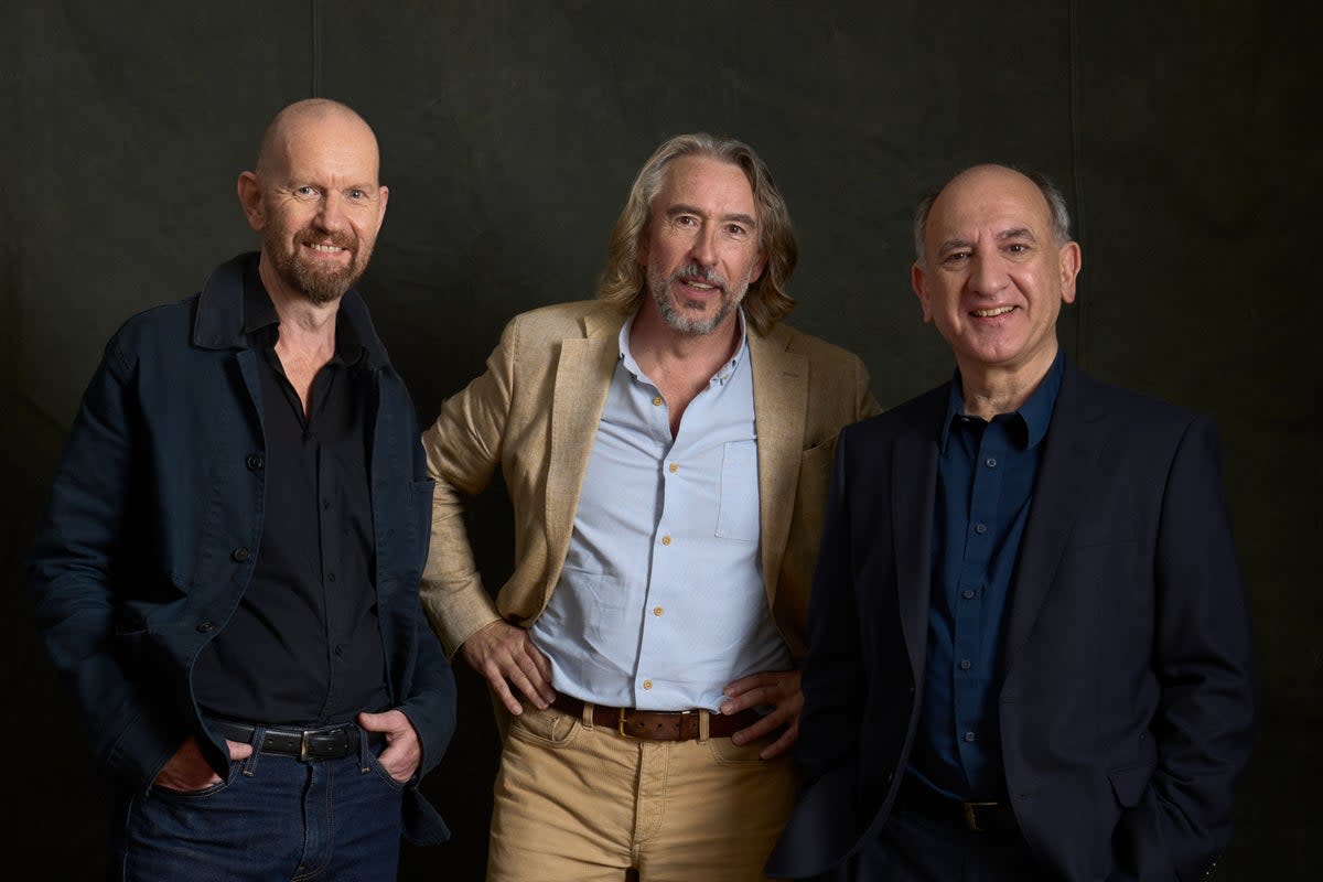 Sean Foley, Steve Coogan and Armando Iannucci (Manuel Harlan)