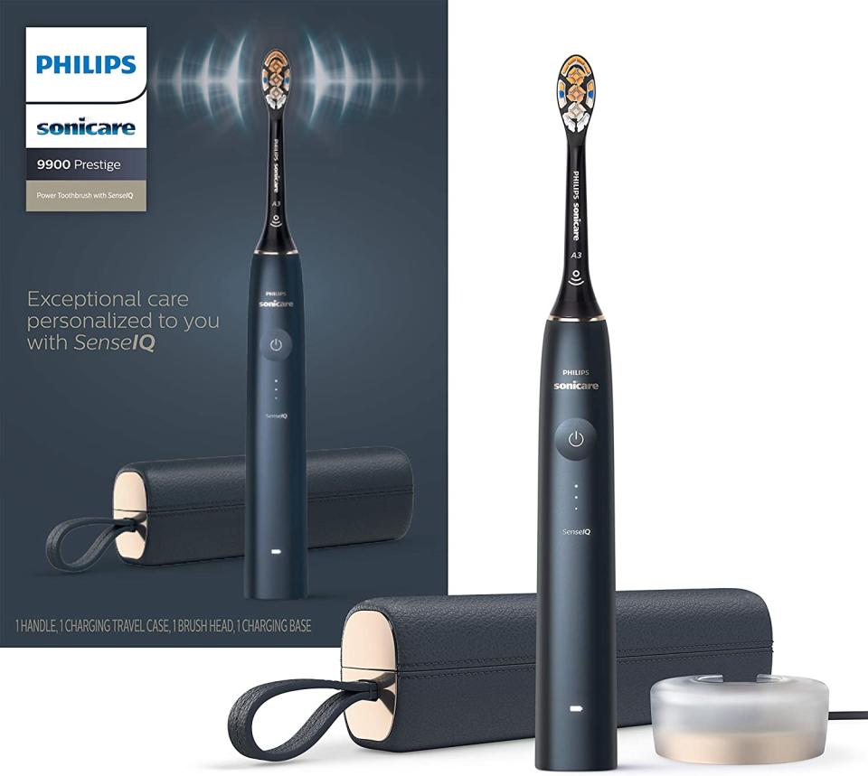 Philips Sonicare prestige 9900, Rechargeable toothbrush With Senseiq. Image via Amazon.ca