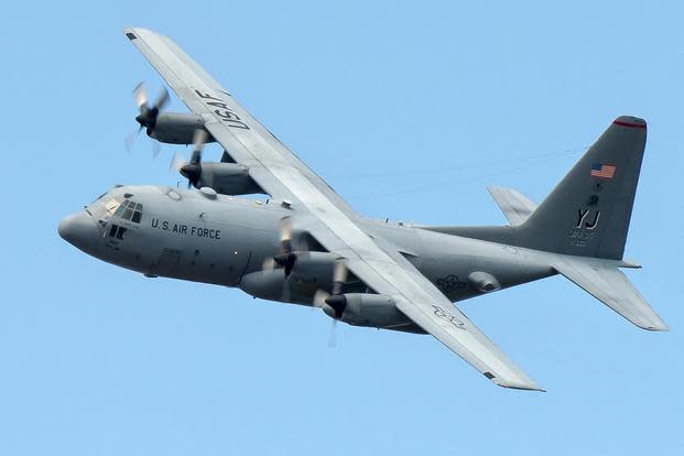 美軍C-130H運輸機。   圖：翻攝U.S. AIR FORCE