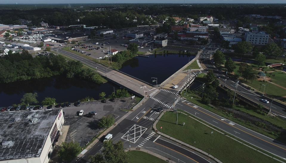 A view of the Route 9 and 166 area looking north from South Toms River into Toms River shown Monday, September 20, 2021.