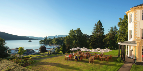 The Belsfield enjoys a prime location on Lake Windermere