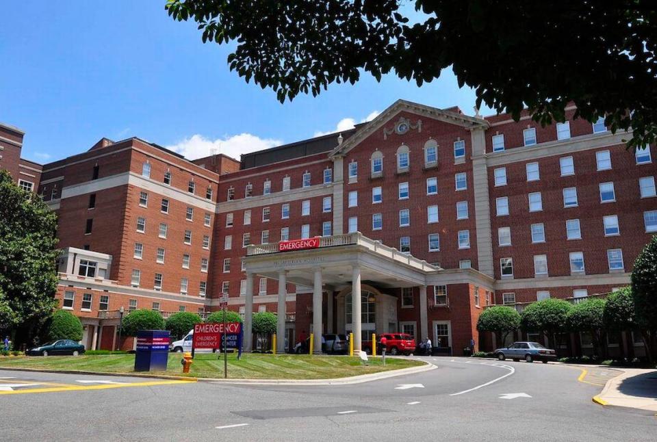 Novant Health is laying off 171 employees in the Carolinas, with more than half in the Charlotte region. Shown is Novant Health’s Presbyterian Medical Center in Charlotte.