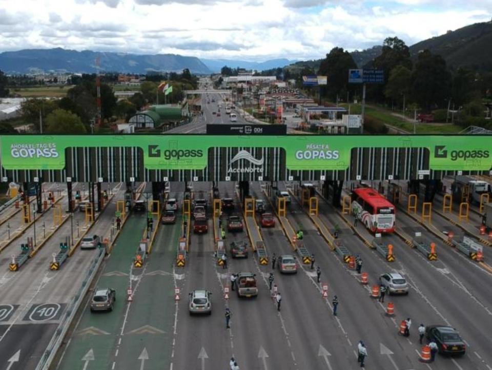 Peajes en Colombia. Foto: Cortesía Gopass