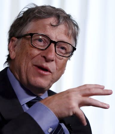 Microsoft Corp co-founder Bill Gates speaks during an interview in New York February 22, 2016. REUTERS/Shannon Stapleton