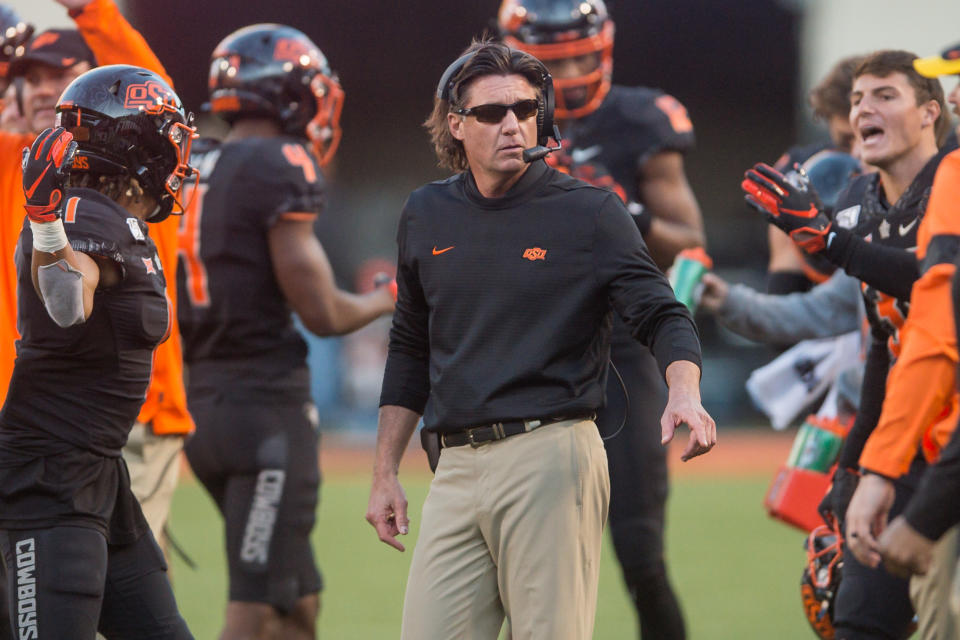 Nov 2, 2019; Stillwater, Mandatory Credit: Brett Rojo-USA TODAY Sports