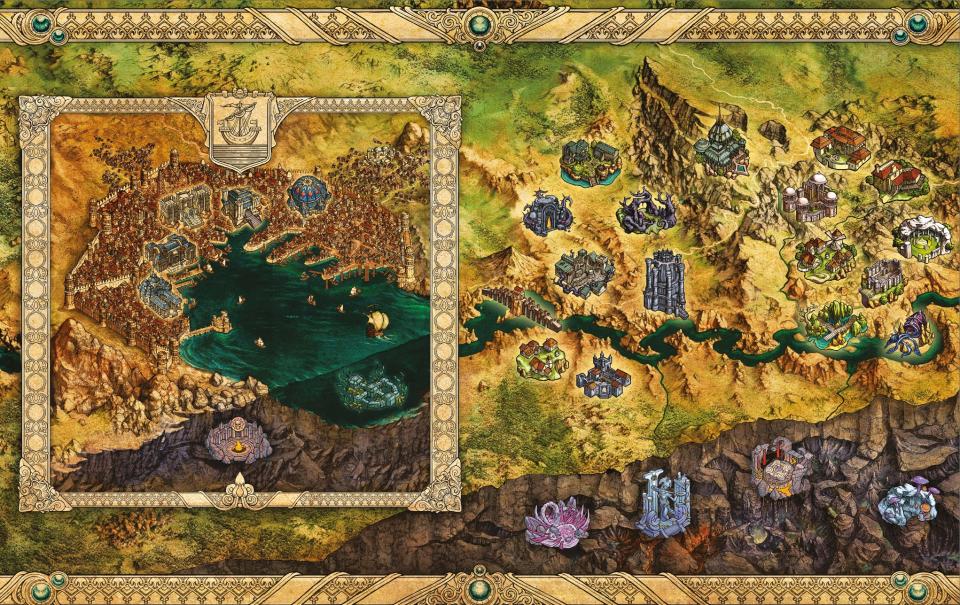 Baldur's Gate 3 classico world map